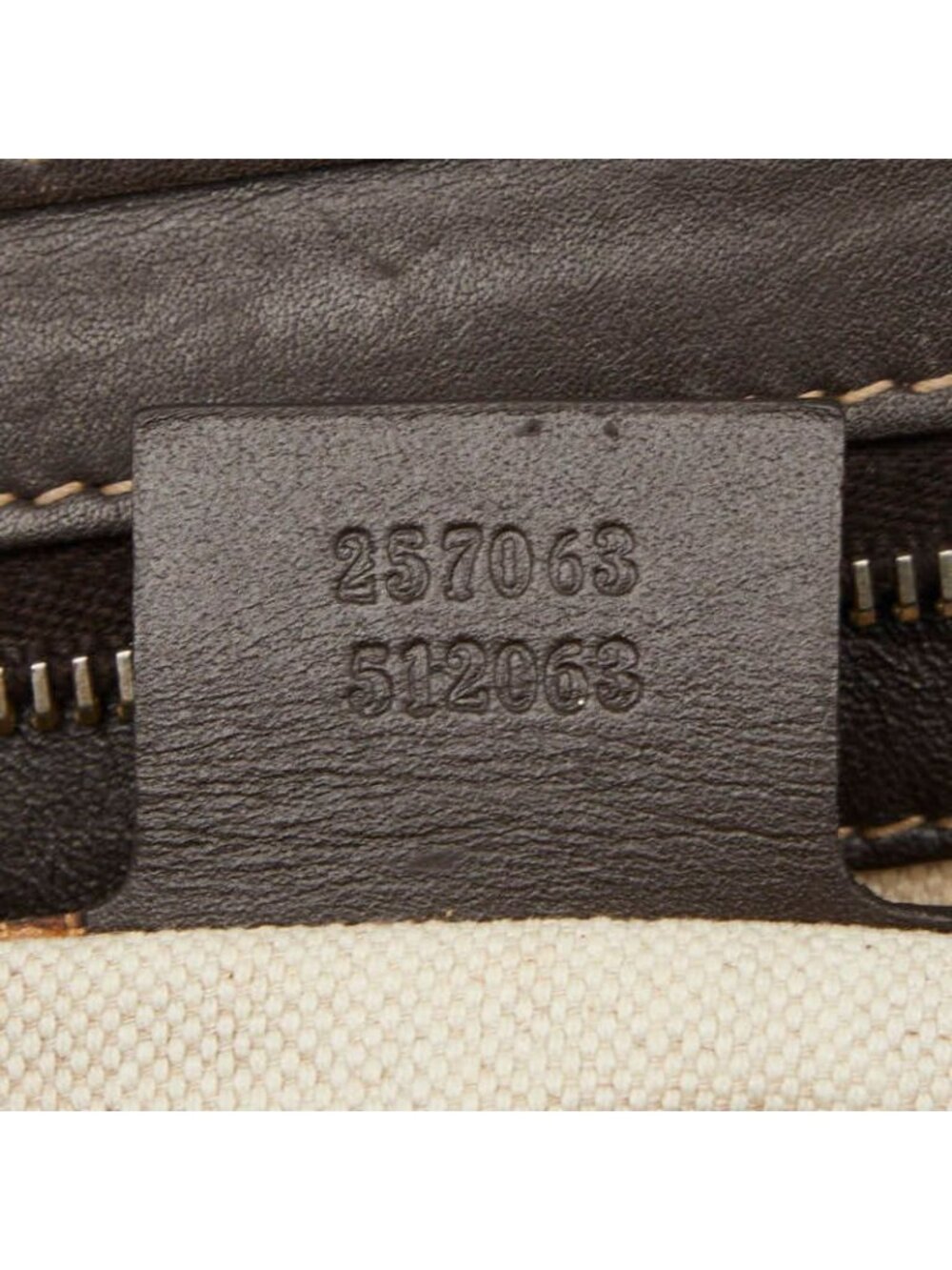Gucci GG Canvas Tote Beige Leather - Picture 10 of 10
